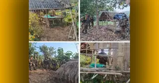 রাঙামাটির গহীন জঙ্গলে ইউপিডিএফের গোপন আস্তানা উচ্ছেদ